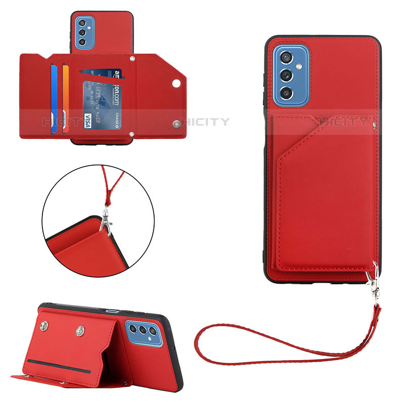 Handyhülle Hülle Luxus Leder Schutzhülle Y03B für Samsung Galaxy M52 5G Rot Plus