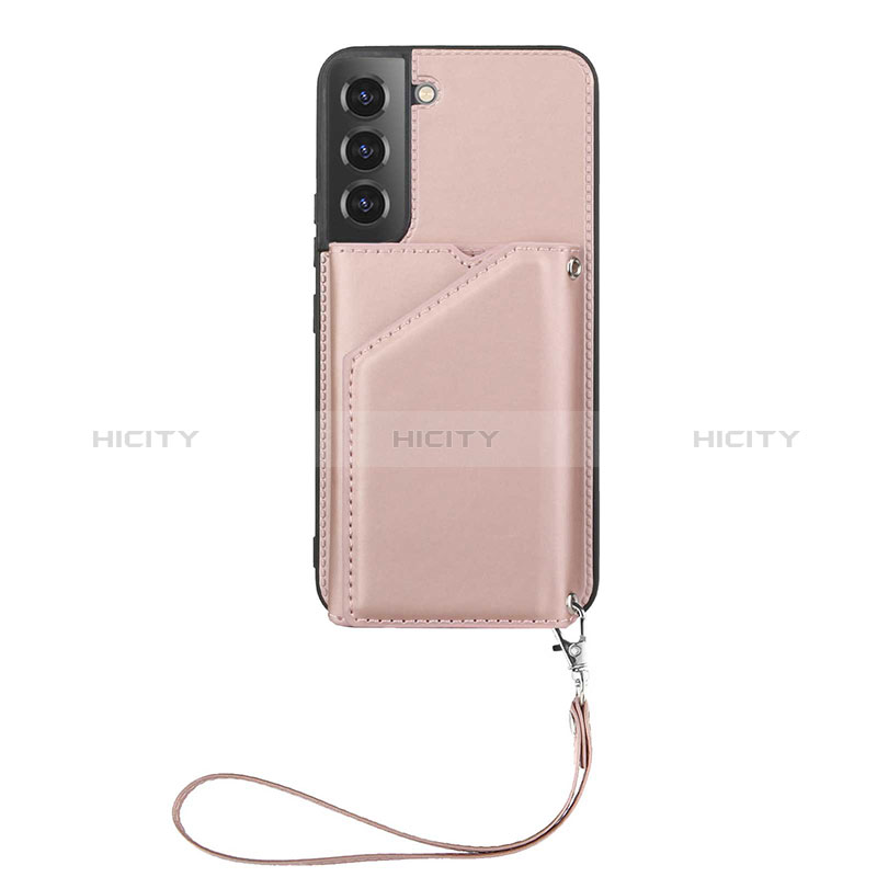 Handyhülle Hülle Luxus Leder Schutzhülle Y03B für Samsung Galaxy S24 Plus 5G Rosegold