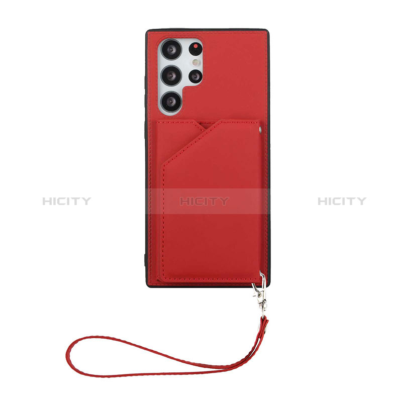 Handyhülle Hülle Luxus Leder Schutzhülle Y03B für Samsung Galaxy S24 Ultra 5G Rot