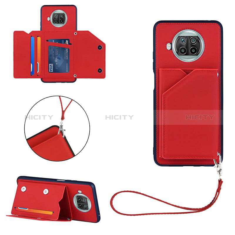 Handyhülle Hülle Luxus Leder Schutzhülle Y03B für Xiaomi Mi 10i 5G Rot Plus