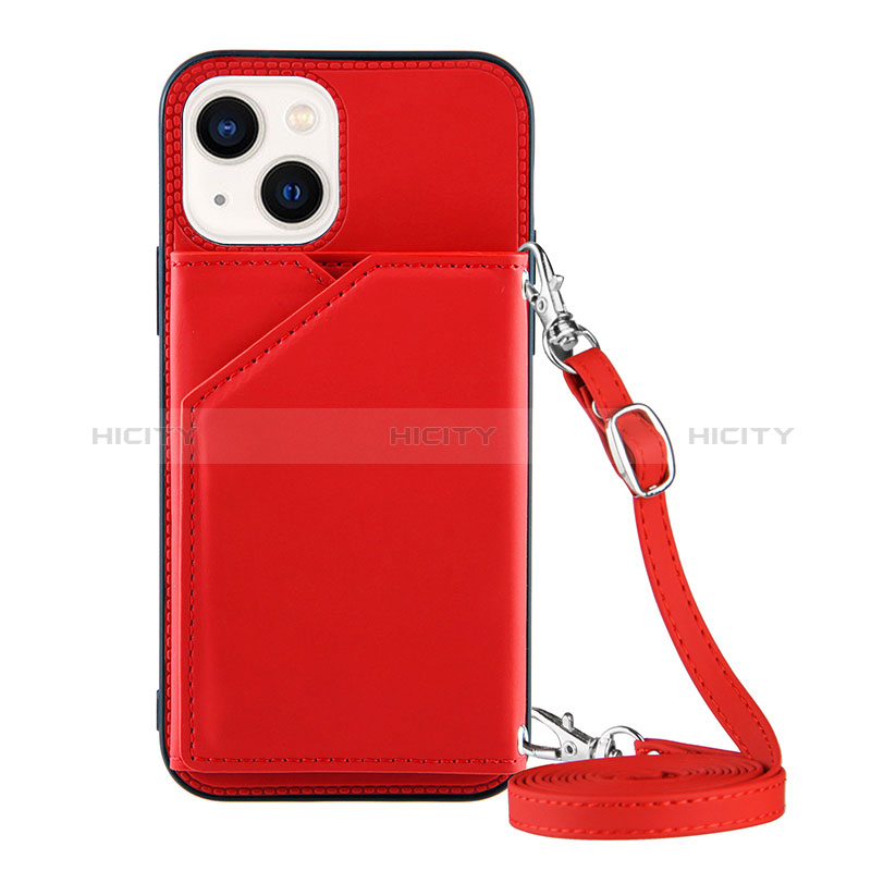 Handyhülle Hülle Luxus Leder Schutzhülle Y04B für Apple iPhone 13 Rot