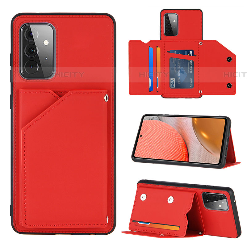 Handyhülle Hülle Luxus Leder Schutzhülle Y04B für Samsung Galaxy A72 4G Rot