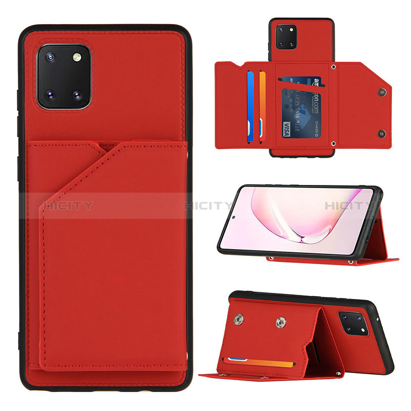 Handyhülle Hülle Luxus Leder Schutzhülle Y04B für Samsung Galaxy M60s Rot