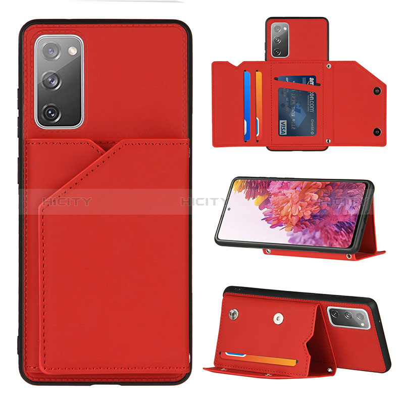 Handyhülle Hülle Luxus Leder Schutzhülle Y04B für Samsung Galaxy S20 Lite 5G Rot