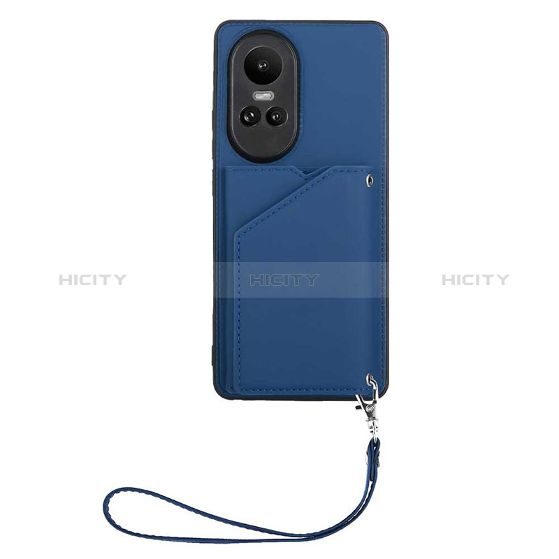 Handyhülle Hülle Luxus Leder Schutzhülle YB1 für Oppo Reno10 5G Blau