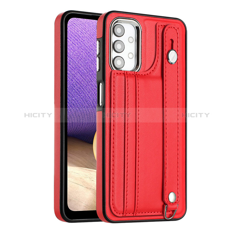 Handyhülle Hülle Luxus Leder Schutzhülle YB1 für Samsung Galaxy A32 5G Rot