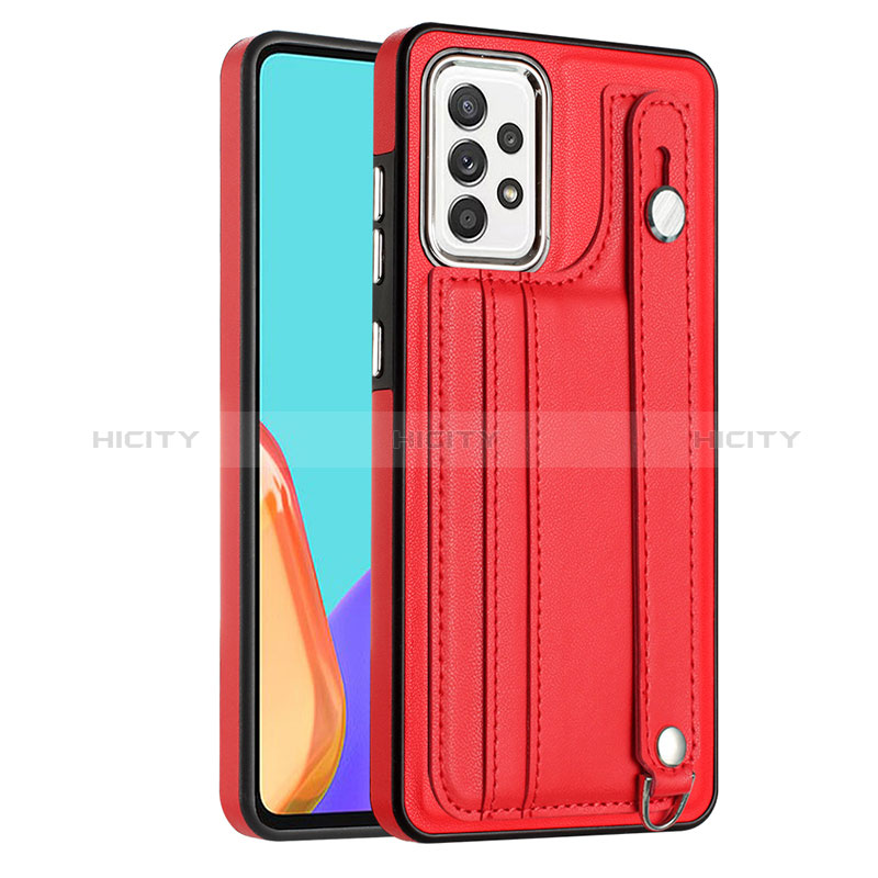 Handyhülle Hülle Luxus Leder Schutzhülle YB1 für Samsung Galaxy A52 4G Rot