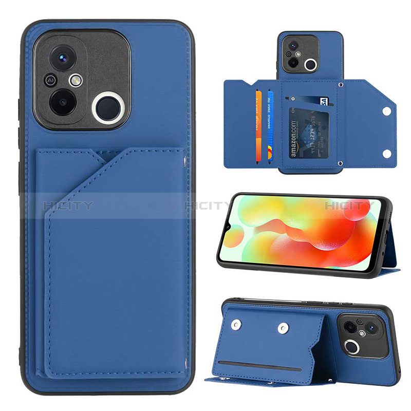 Handyhülle Hülle Luxus Leder Schutzhülle YB1 für Xiaomi Poco C55 Blau