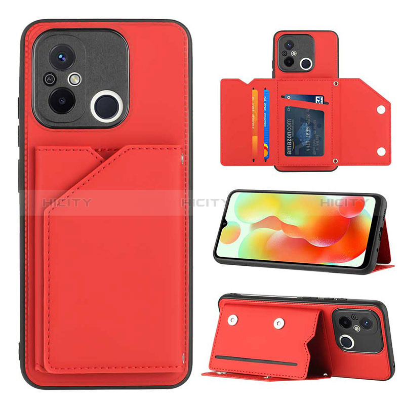 Handyhülle Hülle Luxus Leder Schutzhülle YB1 für Xiaomi Poco C55 Rot