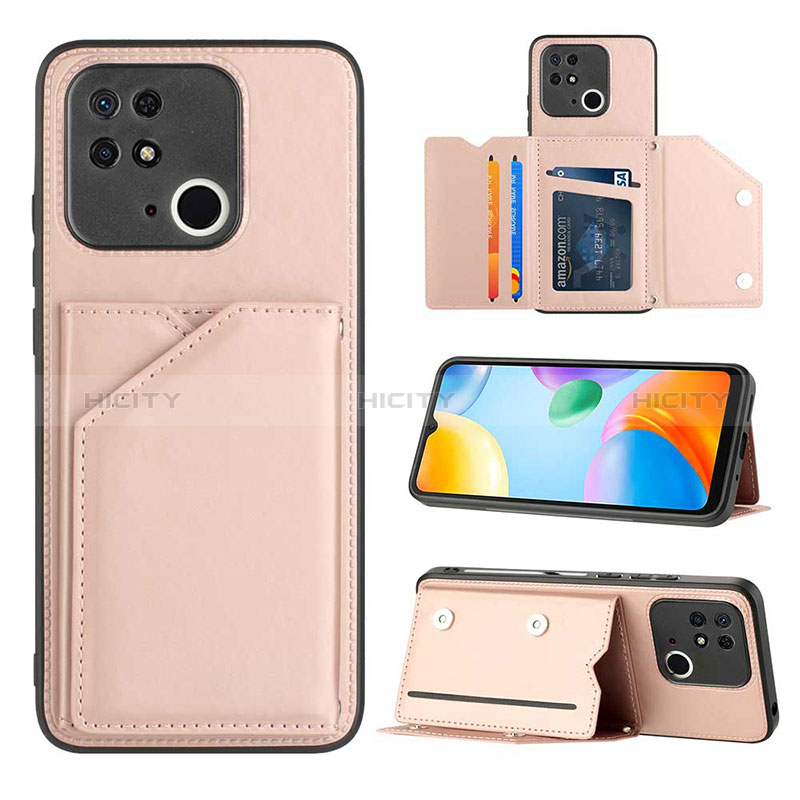 Handyhülle Hülle Luxus Leder Schutzhülle YB1 für Xiaomi Redmi 10 Power Rosegold