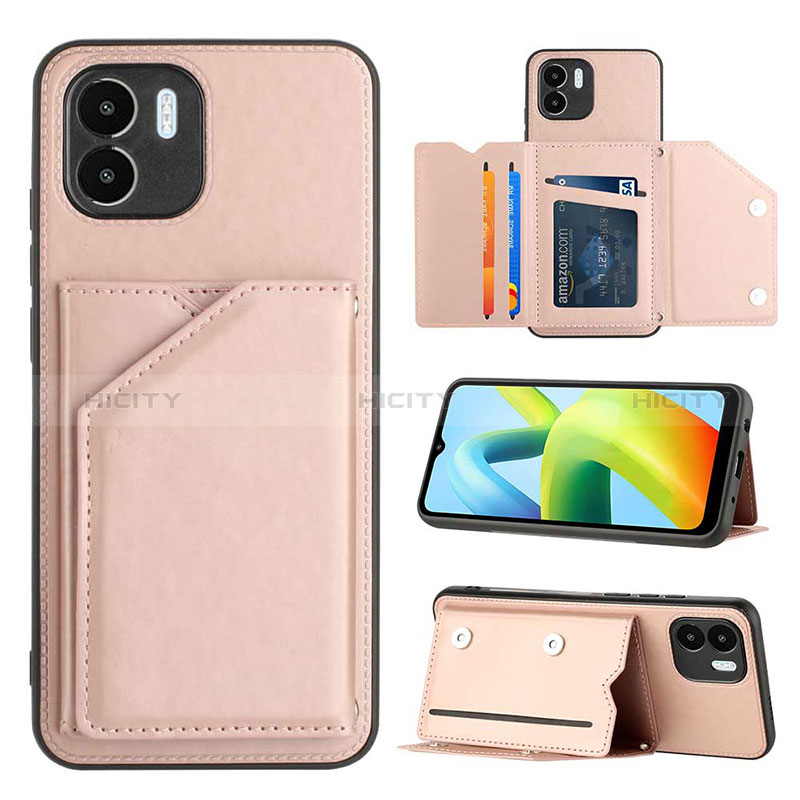 Handyhülle Hülle Luxus Leder Schutzhülle YB1 für Xiaomi Redmi A1 Rosegold