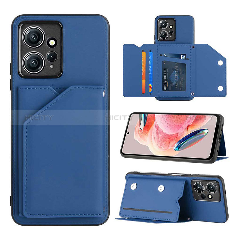 Handyhülle Hülle Luxus Leder Schutzhülle YB1 für Xiaomi Redmi Note 12 4G Blau Plus