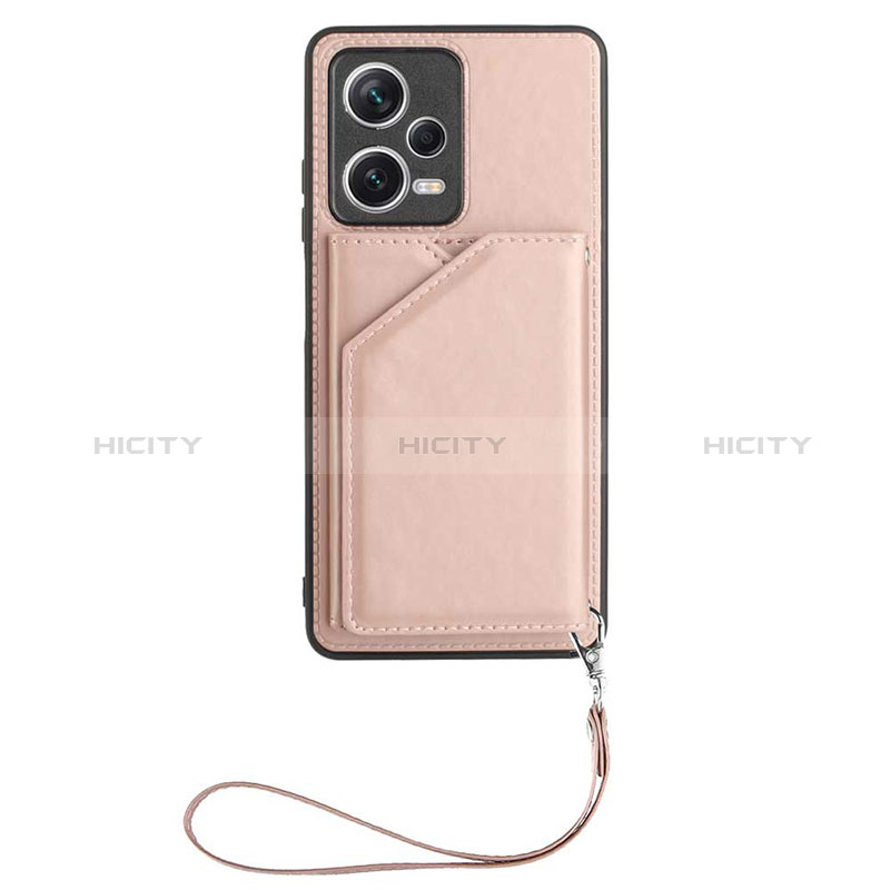 Handyhülle Hülle Luxus Leder Schutzhülle YB1 für Xiaomi Redmi Note 12 Pro 5G Rosegold