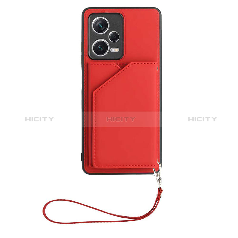 Handyhülle Hülle Luxus Leder Schutzhülle YB1 für Xiaomi Redmi Note 12 Pro 5G Rot