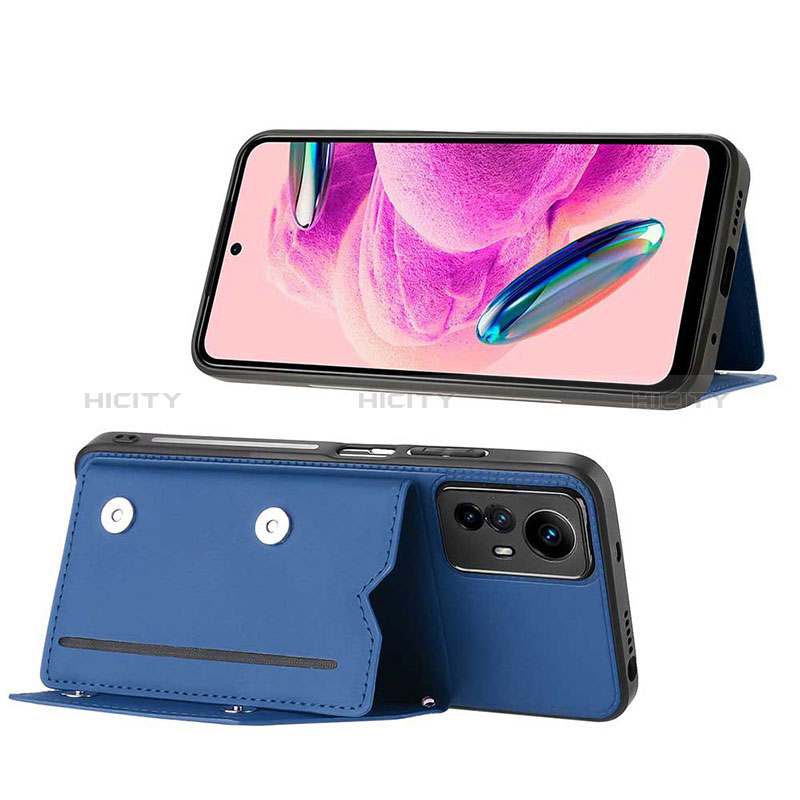 Handyhülle Hülle Luxus Leder Schutzhülle YB1 für Xiaomi Redmi Note 12S Blau