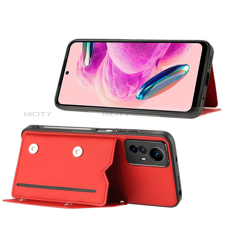 Handyhülle Hülle Luxus Leder Schutzhülle YB1 für Xiaomi Redmi Note 12S Rot