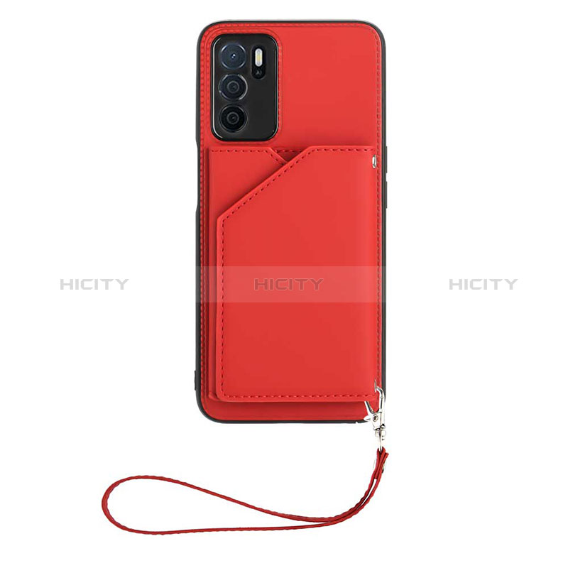 Handyhülle Hülle Luxus Leder Schutzhülle YB2 für Oppo A16 Rot Plus