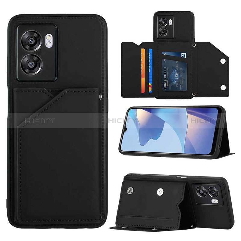 Handyhülle Hülle Luxus Leder Schutzhülle YB2 für Realme V23 5G Schwarz