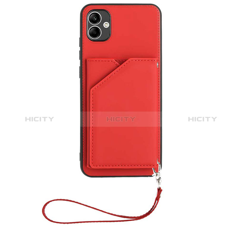 Handyhülle Hülle Luxus Leder Schutzhülle YB2 für Samsung Galaxy A04 4G Rot Plus