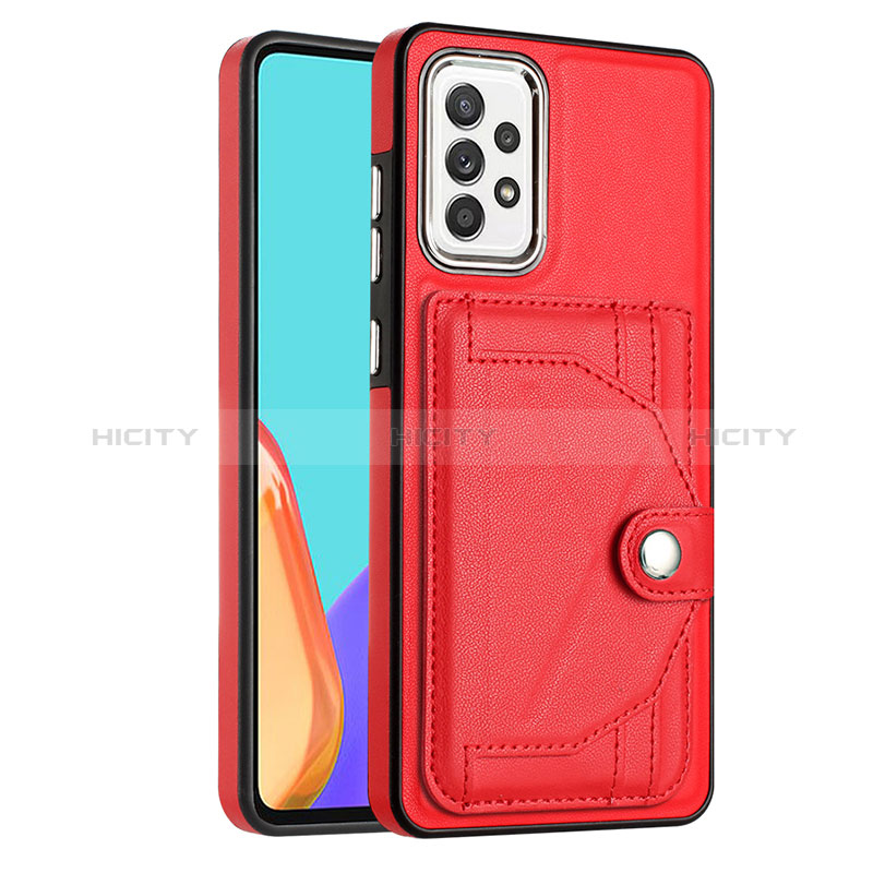 Handyhülle Hülle Luxus Leder Schutzhülle YB2 für Samsung Galaxy A52 4G Rot Plus