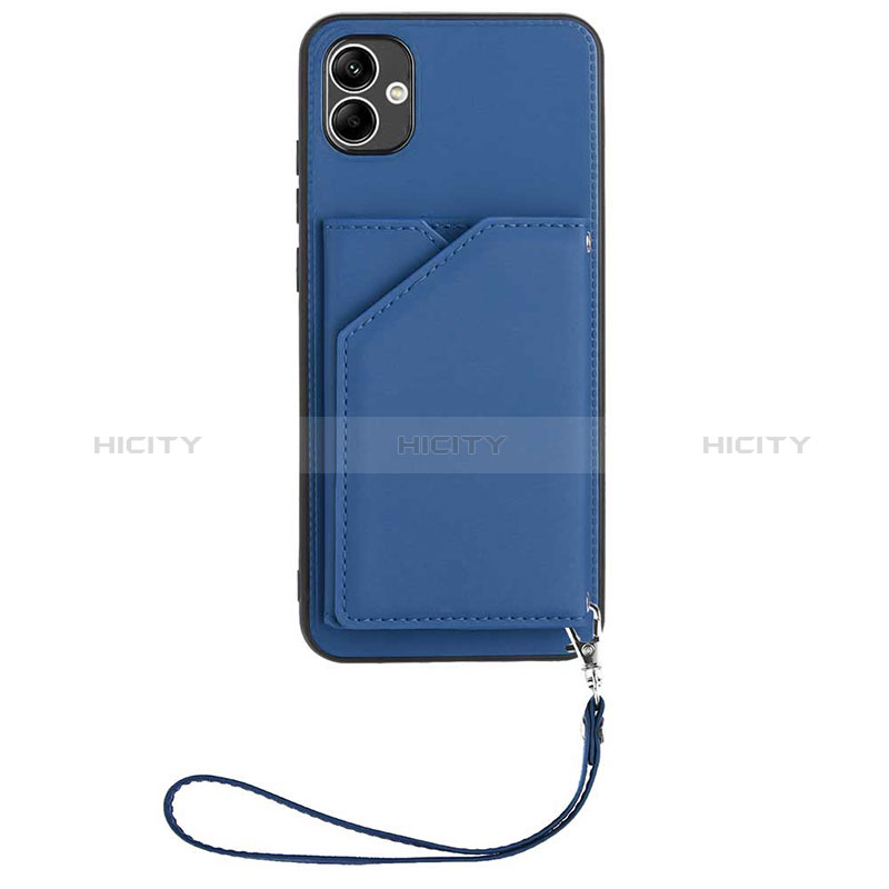 Handyhülle Hülle Luxus Leder Schutzhülle YB2 für Samsung Galaxy M04 Blau Plus