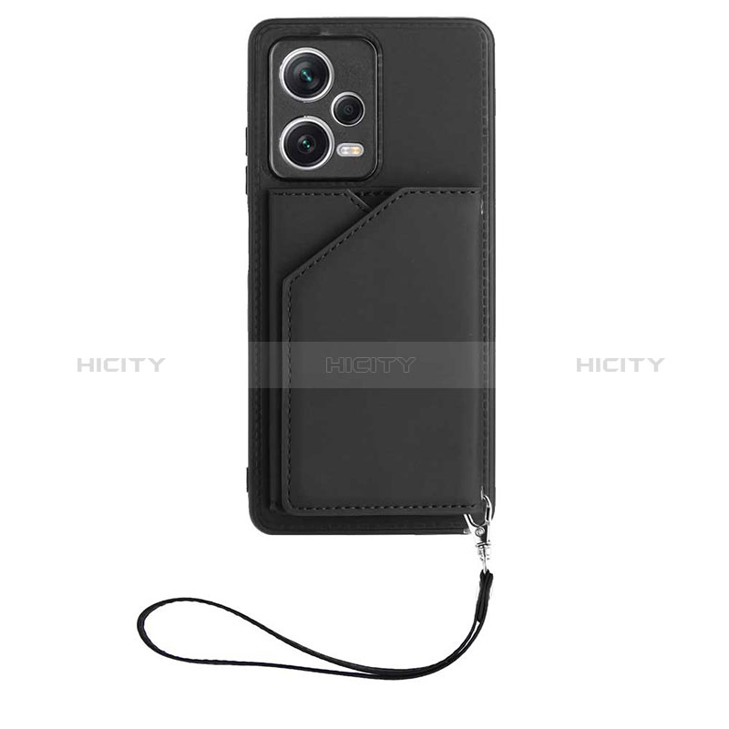 Handyhülle Hülle Luxus Leder Schutzhülle YB2 für Xiaomi Redmi Note 12 5G Schwarz