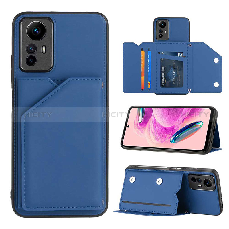 Handyhülle Hülle Luxus Leder Schutzhülle YB2 für Xiaomi Redmi Note 12S Blau