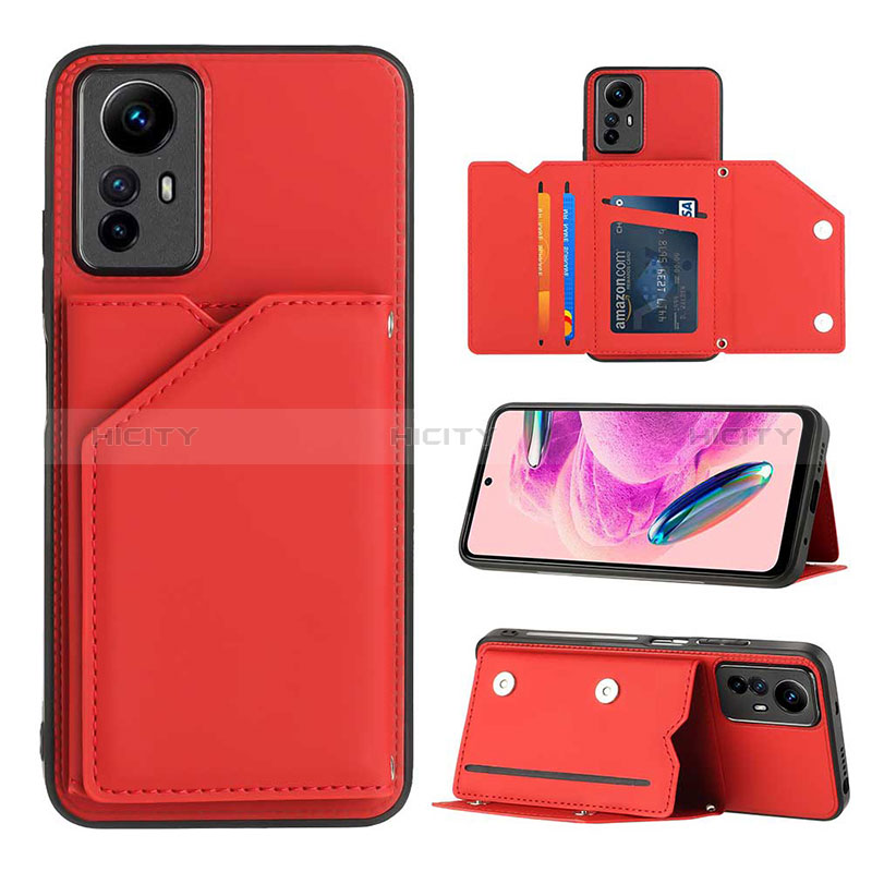 Handyhülle Hülle Luxus Leder Schutzhülle YB2 für Xiaomi Redmi Note 12S Rot