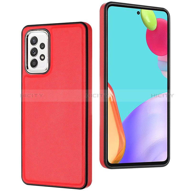 Handyhülle Hülle Luxus Leder Schutzhülle YB3 für Samsung Galaxy A52 5G Rot Plus