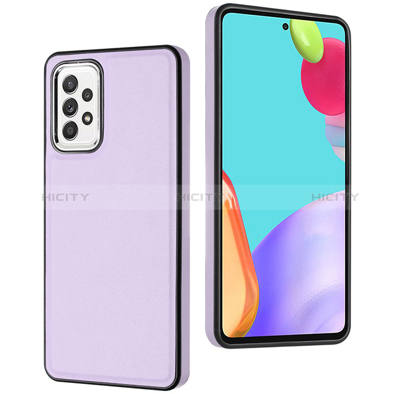 Handyhülle Hülle Luxus Leder Schutzhülle YB3 für Samsung Galaxy A52s 5G Violett