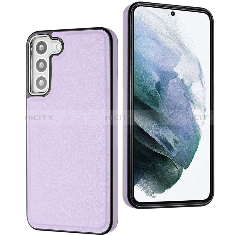 Handyhülle Hülle Luxus Leder Schutzhülle YB3 für Samsung Galaxy S21 FE 5G Violett