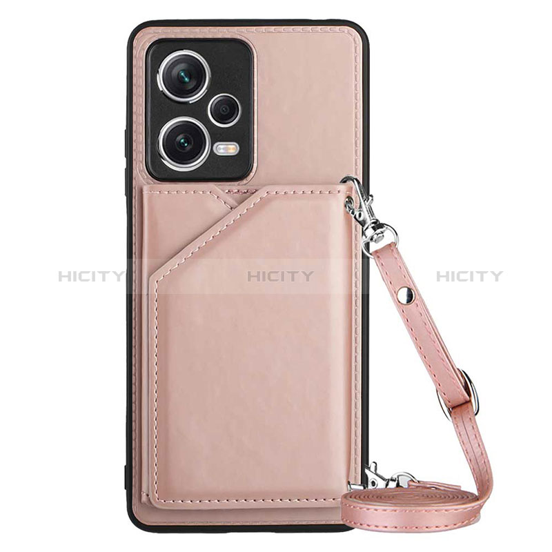 Handyhülle Hülle Luxus Leder Schutzhülle YB3 für Xiaomi Redmi Note 12 Explorer Rosegold