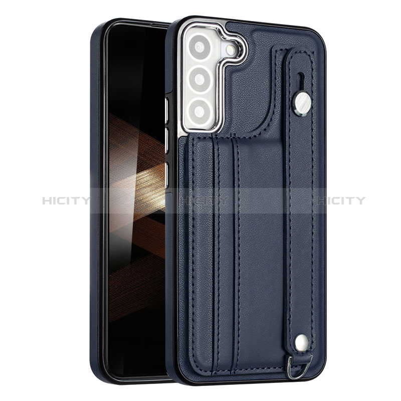 Handyhülle Hülle Luxus Leder Schutzhülle YB4 für Samsung Galaxy S24 5G Blau Plus