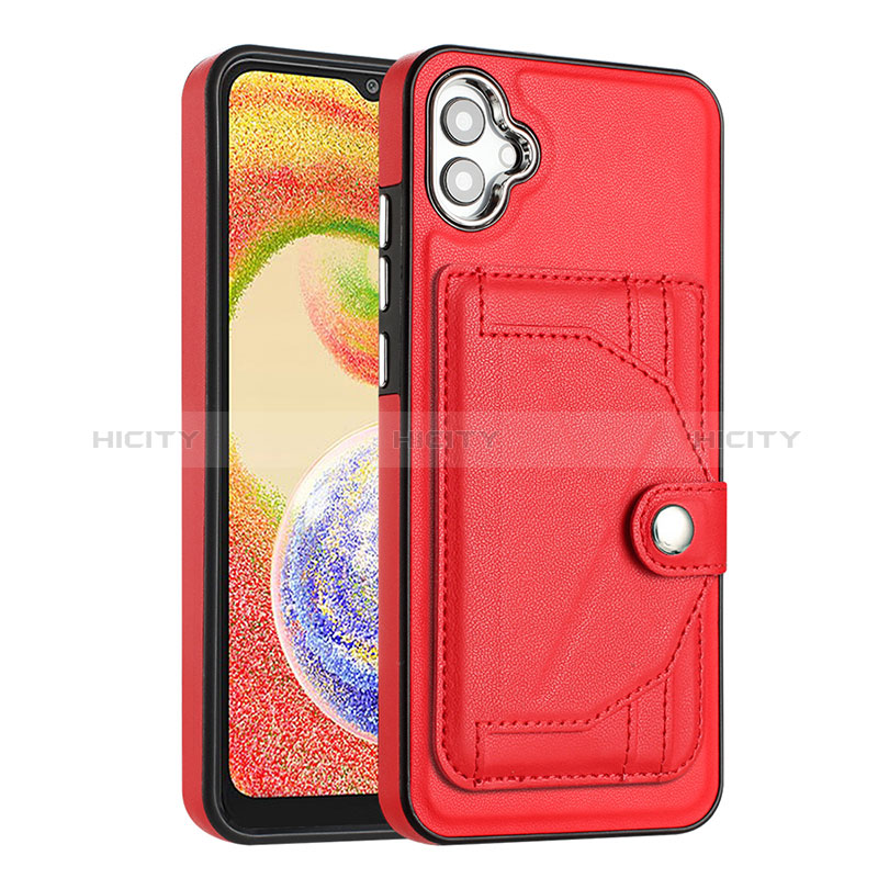 Handyhülle Hülle Luxus Leder Schutzhülle YB5 für Samsung Galaxy M04 Rot