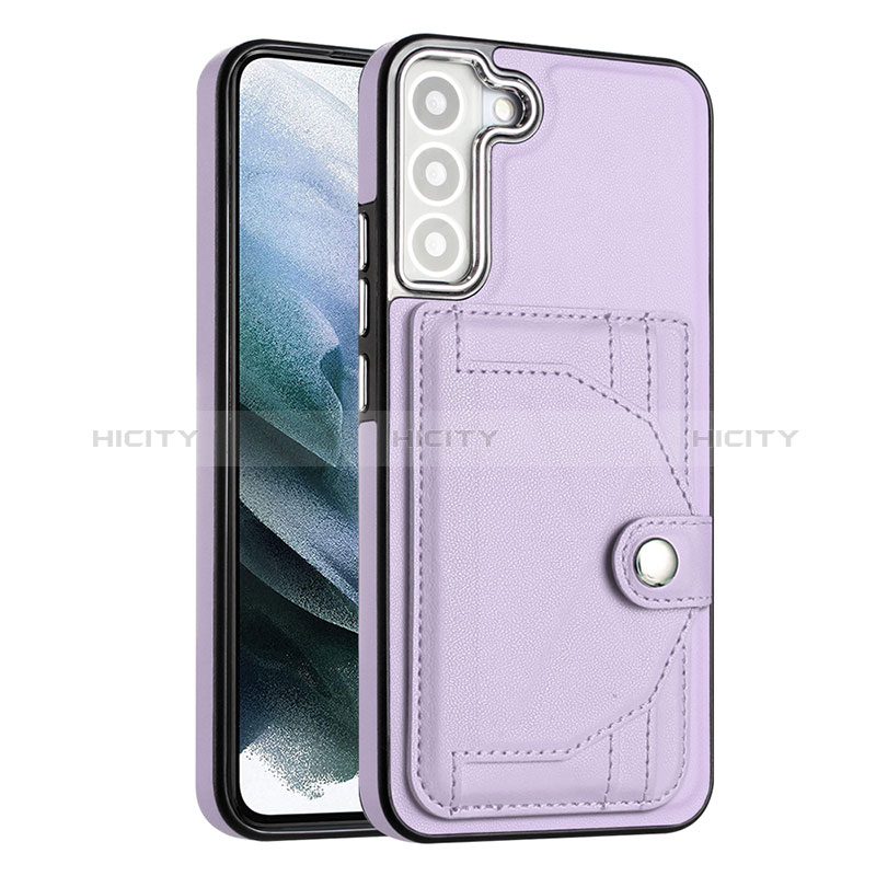 Handyhülle Hülle Luxus Leder Schutzhülle YB5 für Samsung Galaxy S22 5G Violett Plus