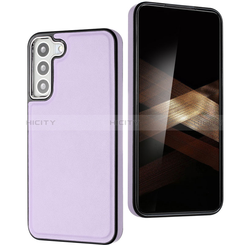 Handyhülle Hülle Luxus Leder Schutzhülle YB6 für Samsung Galaxy S24 Plus 5G Violett Plus