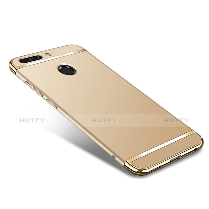 Handyhülle Hülle Luxus Metall Rahmen und Kunststoff für Huawei Honor 8 Pro Gold