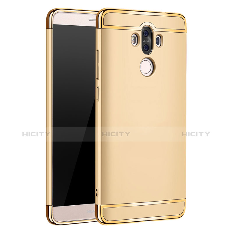 Handyhülle Hülle Luxus Metall Rahmen und Kunststoff für Huawei Mate 9 Gold