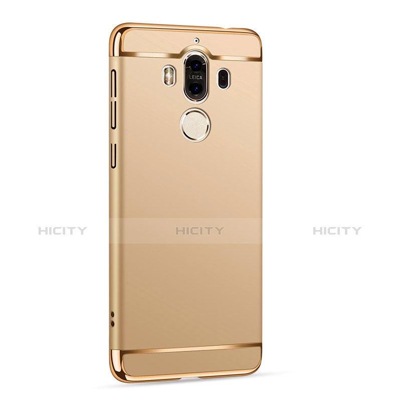 Handyhülle Hülle Luxus Metall Rahmen und Kunststoff für Huawei Mate 9 Gold