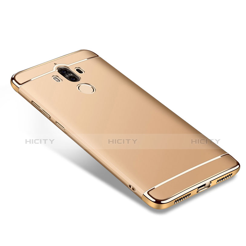 Handyhülle Hülle Luxus Metall Rahmen und Kunststoff für Huawei Mate 9 Gold