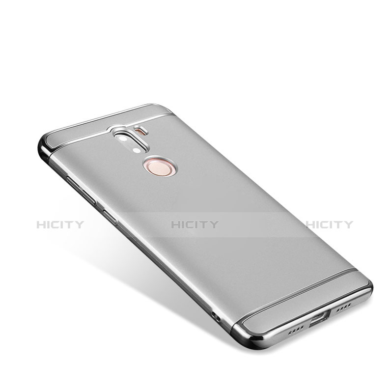 Handyhülle Hülle Luxus Metall Rahmen und Kunststoff für Xiaomi Mi 5S Plus Silber groß