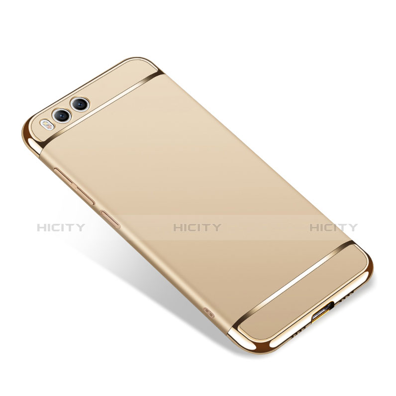 Handyhülle Hülle Luxus Metall Rahmen und Kunststoff für Xiaomi Mi 6 Gold groß