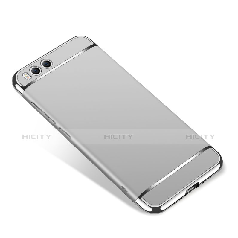Handyhülle Hülle Luxus Metall Rahmen und Kunststoff für Xiaomi Mi 6 Silber