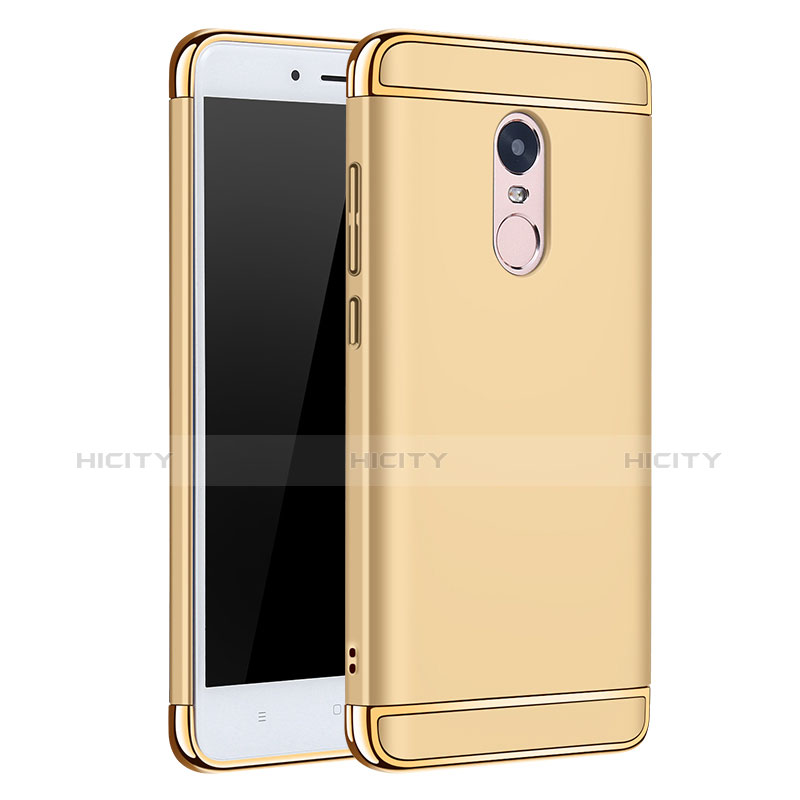 Handyhülle Hülle Luxus Metall Rahmen und Kunststoff für Xiaomi Redmi Note 4 Standard Edition Gold