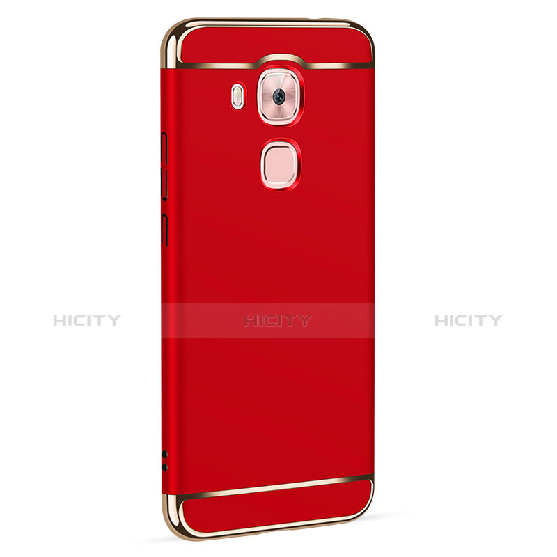 Handyhülle Hülle Luxus Metall Rahmen und Kunststoff M01 für Huawei G9 Plus Rot