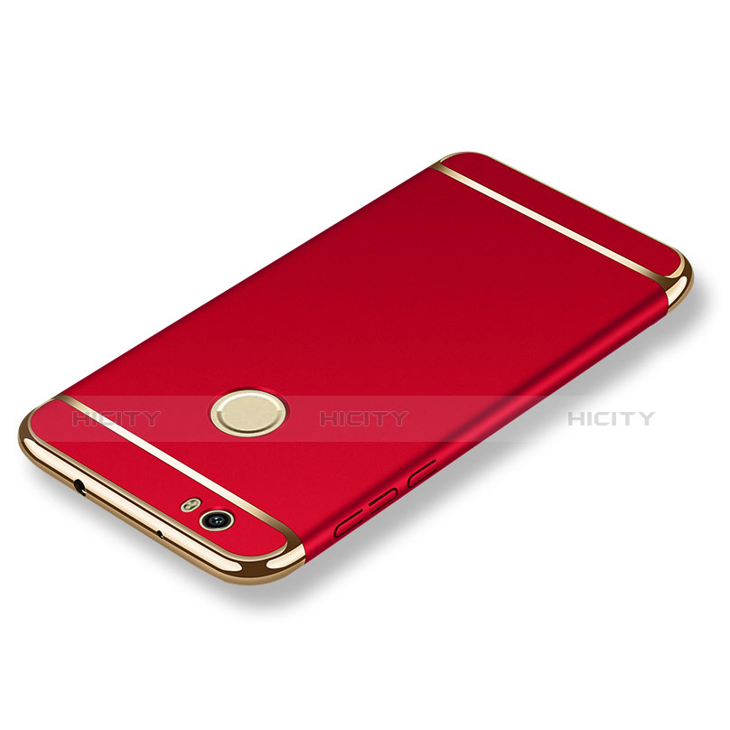 Handyhülle Hülle Luxus Metall Rahmen und Kunststoff M02 für Huawei Nova Rot