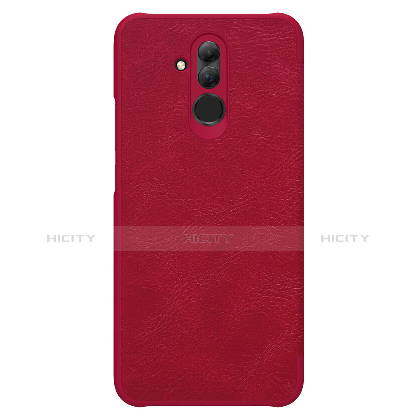 Handyhülle Hülle Stand Tasche Leder F01 für Huawei Mate 20 Lite Rot