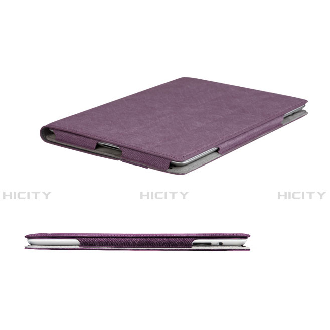 Handyhülle Hülle Stand Tasche Leder für Apple iPad 3 Violett