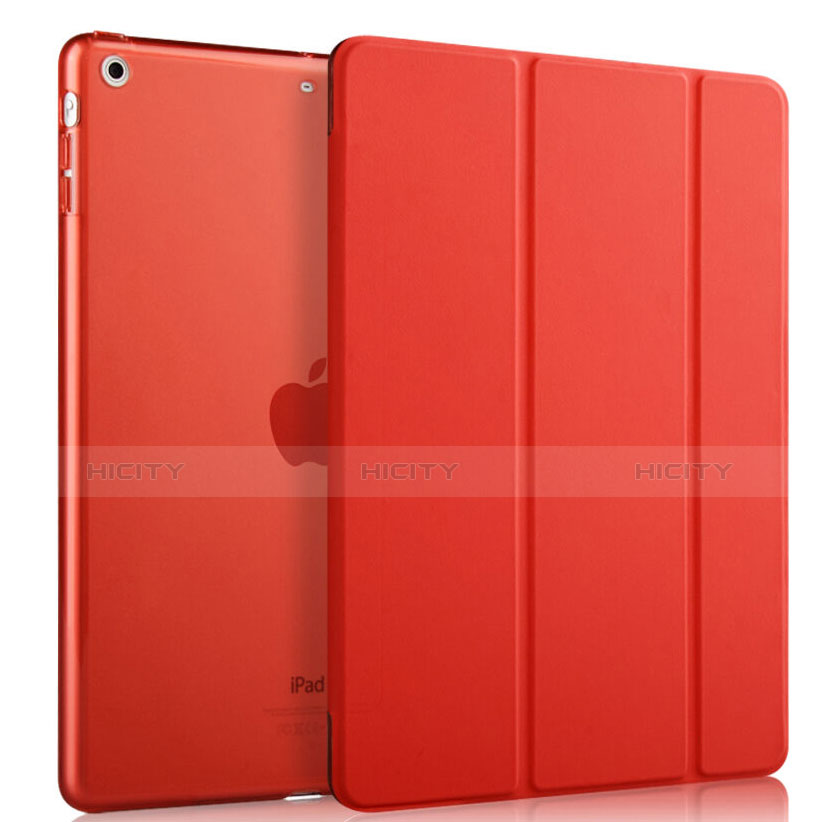 Handyhülle Hülle Stand Tasche Leder für Apple iPad Mini 2 Rot