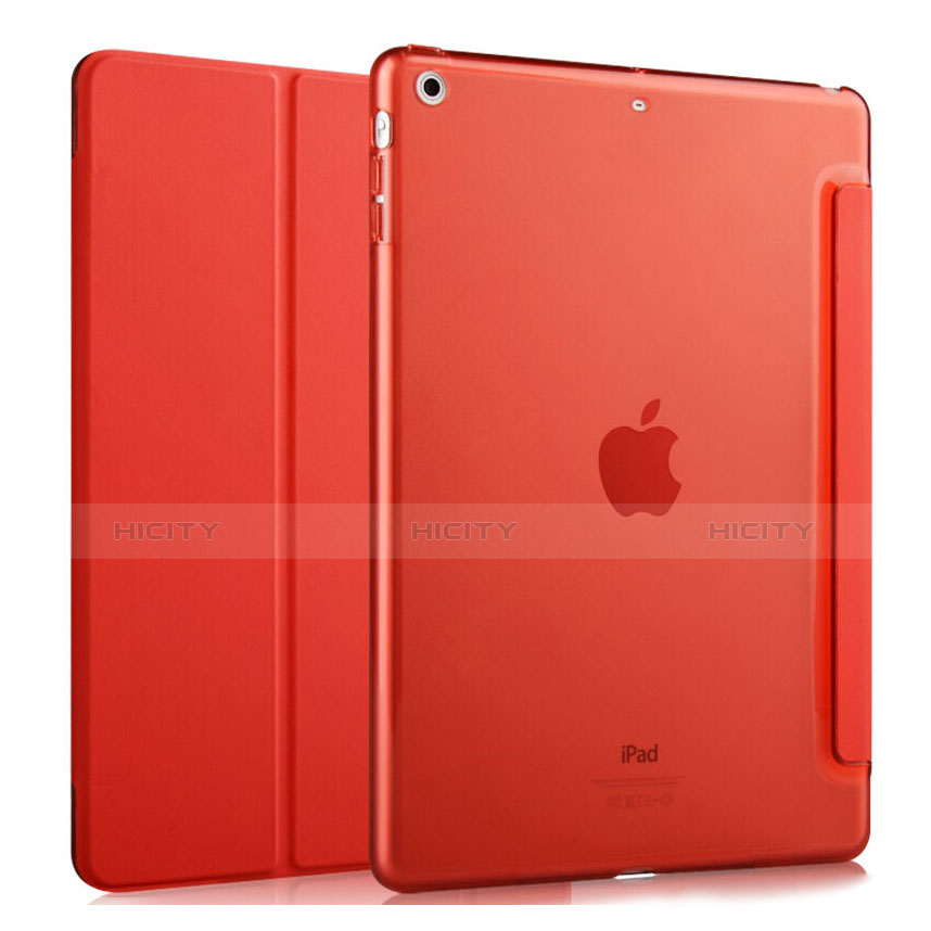 Handyhülle Hülle Stand Tasche Leder für Apple iPad Mini 2 Rot